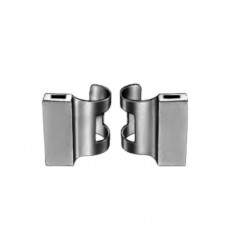 Lateral Blades Pair Fig. 4 Stainless Steel, Blade Size 80 x 60 mm
